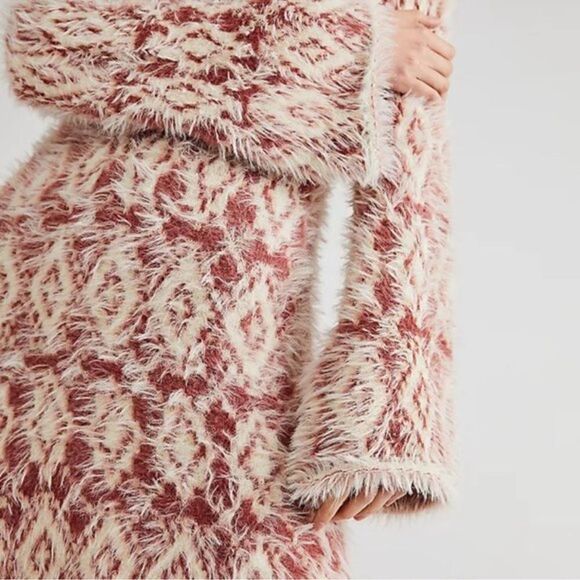 Free People Fuzzy Feelings Dress size Small new with tags - Picture 4 of 10